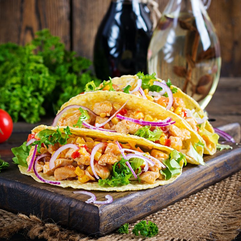 CHICKEN TACO